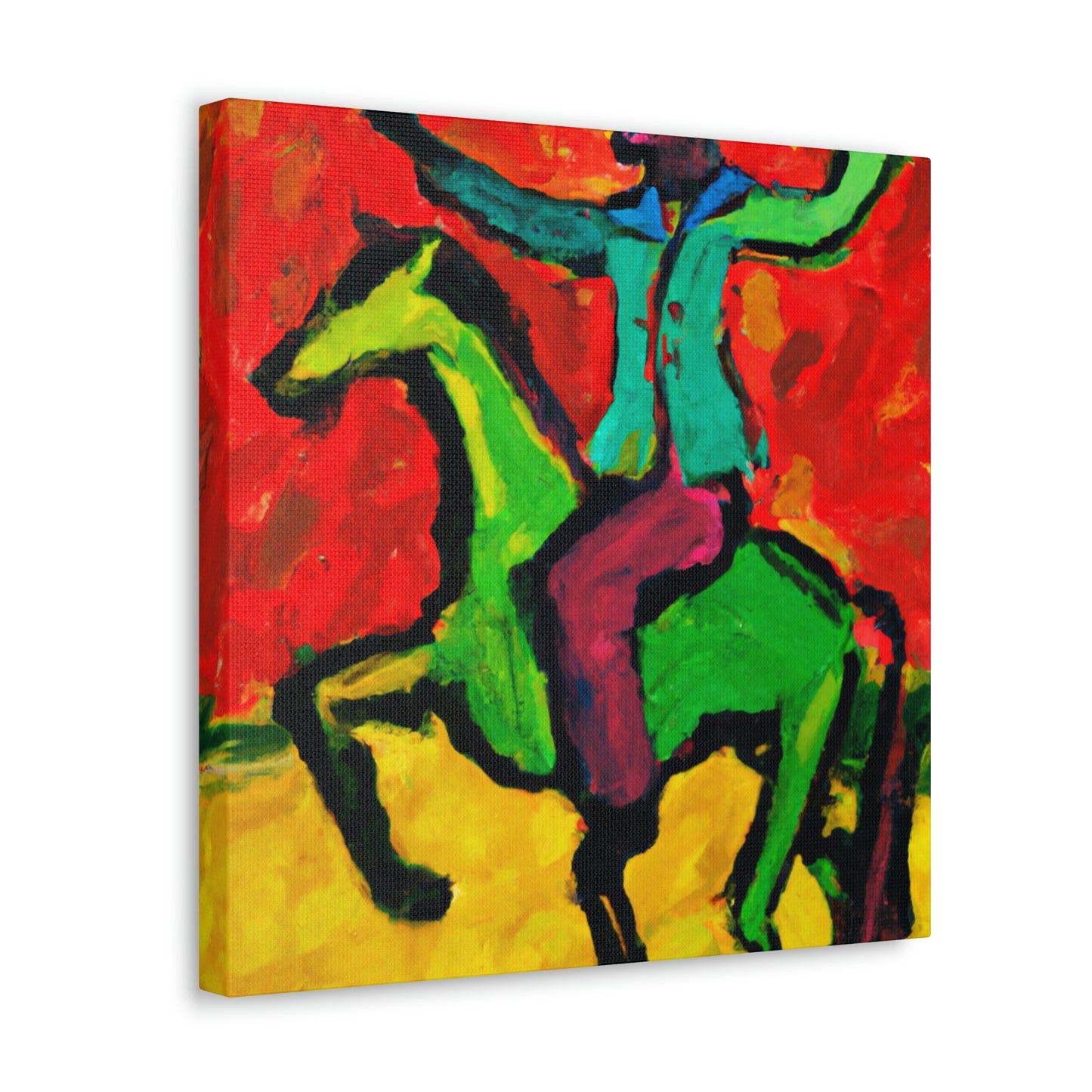 Cavalryman: Bold Fountain - Canvas