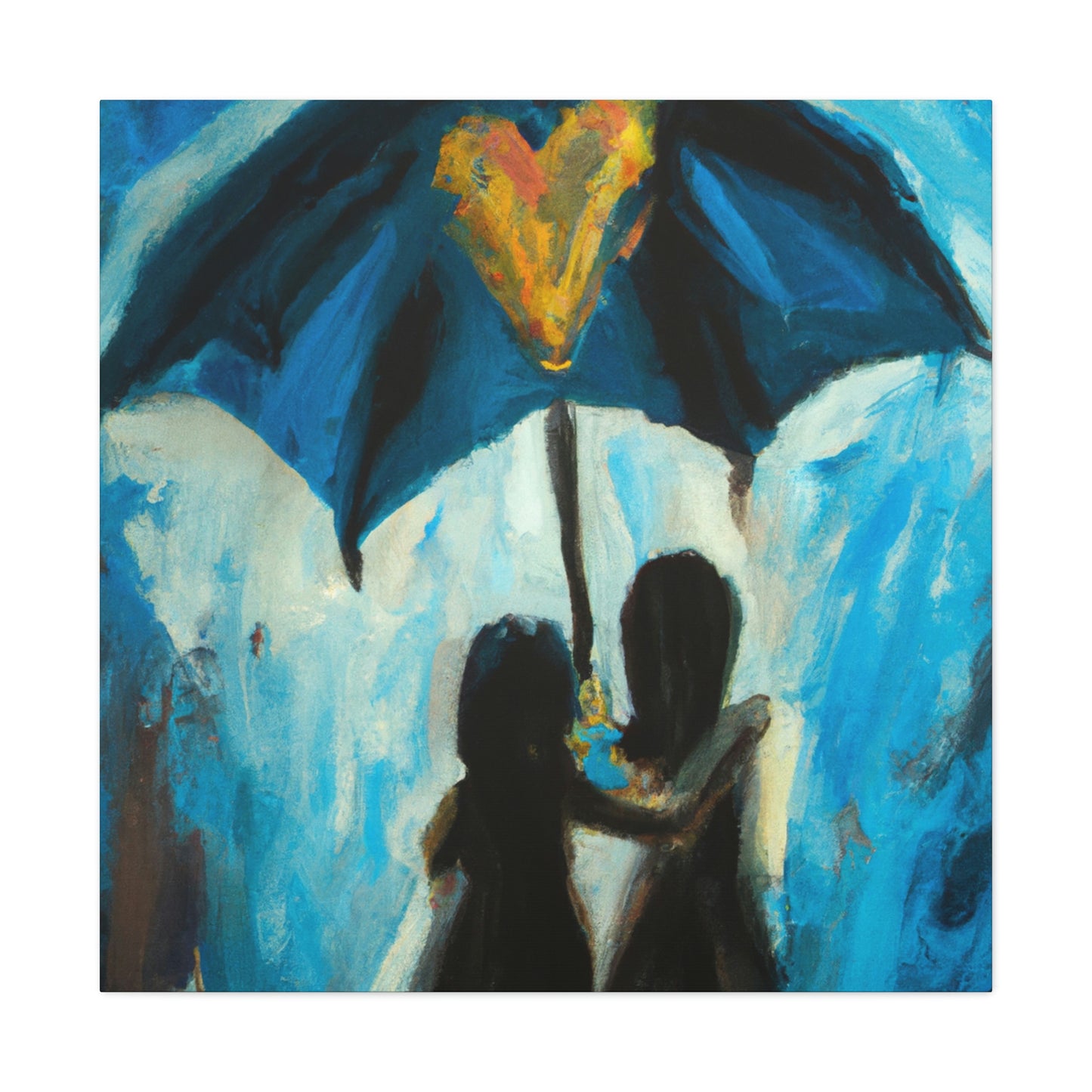 Love Under Rainy Skies - Canvas