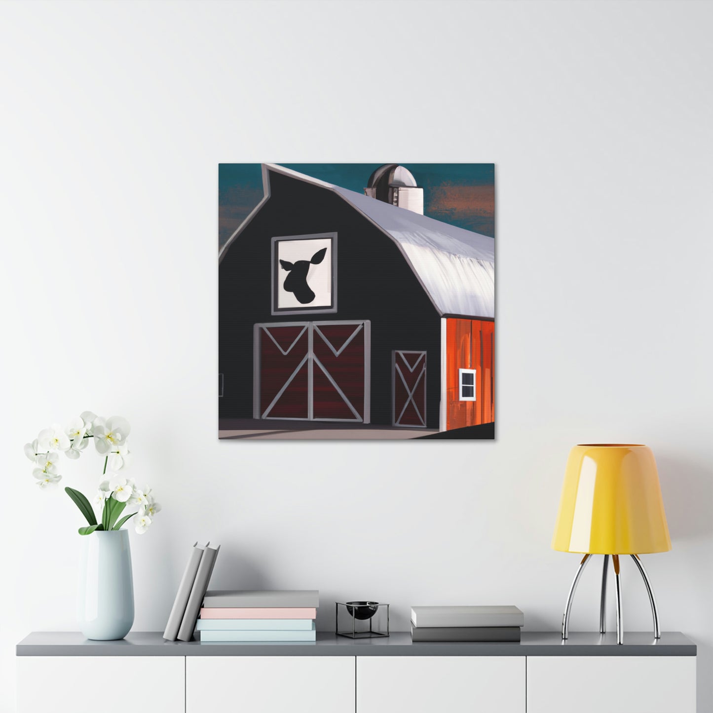 "Barn of Deco Dreams" - Canvas