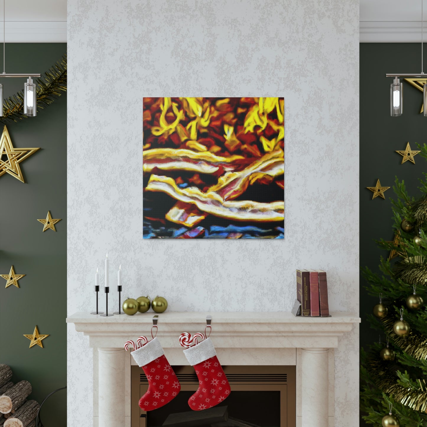 Bacon in Abstract Form - Canvas