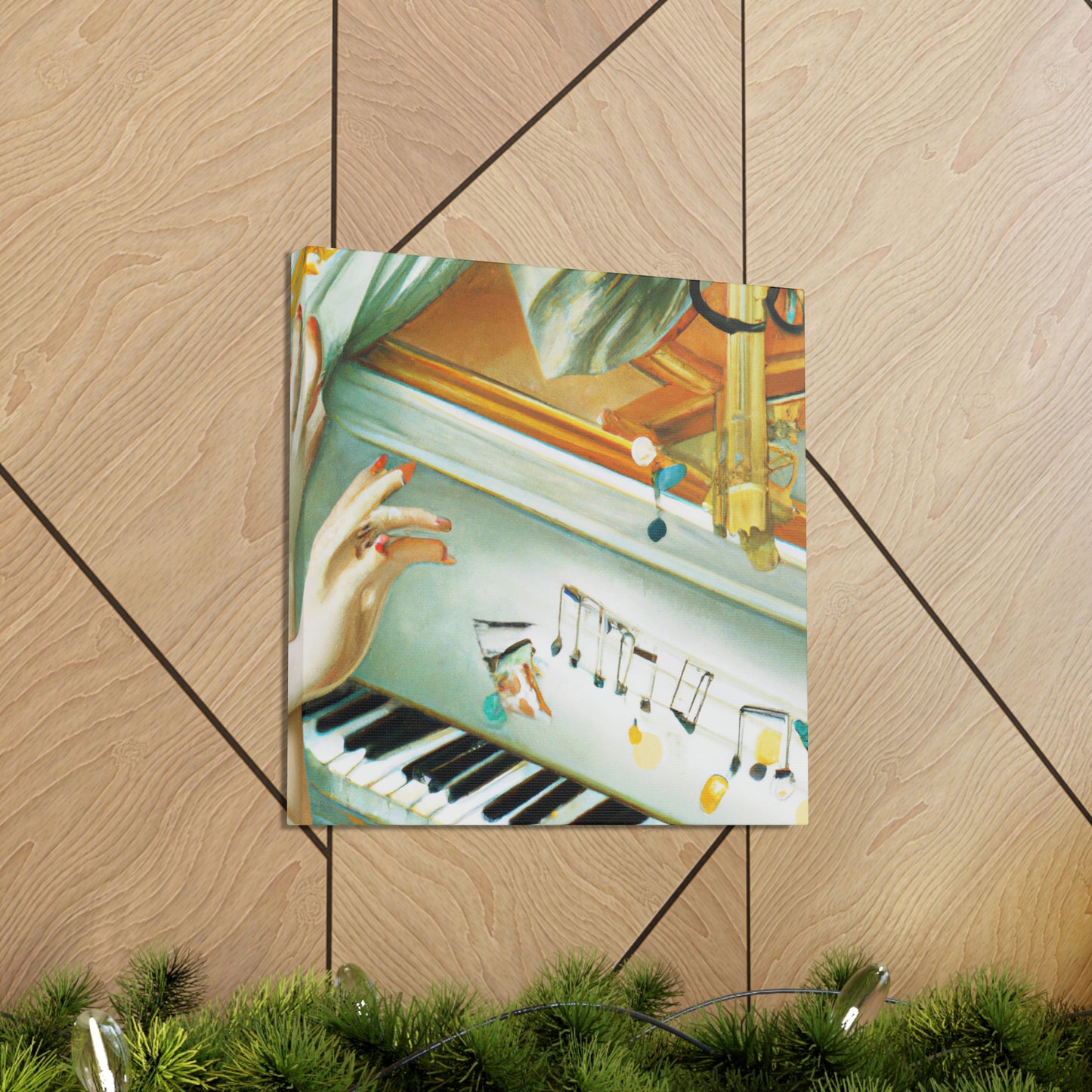 "Piano in the Clouds" - Canvas