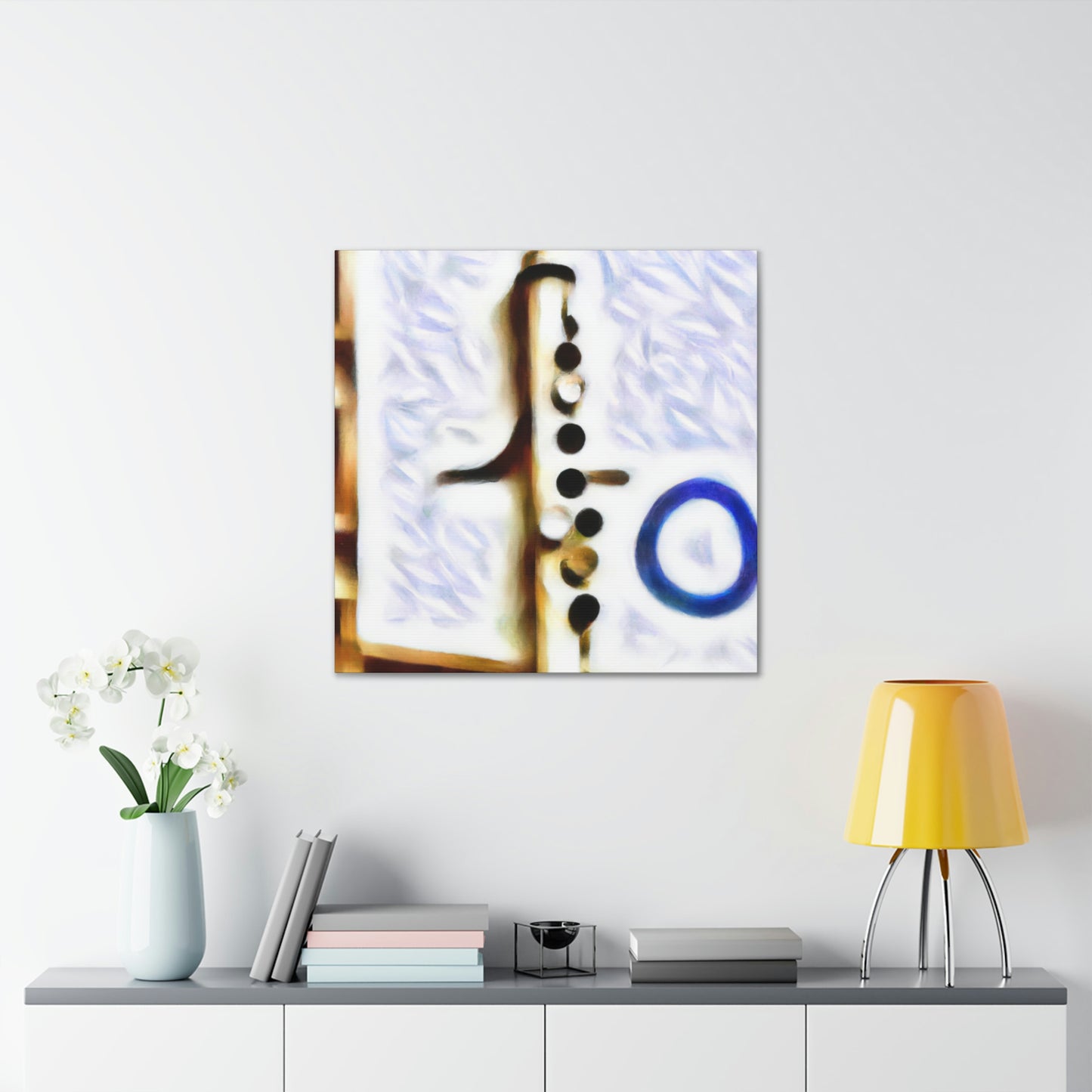 "Flute's Melodic Tones" - Canvas