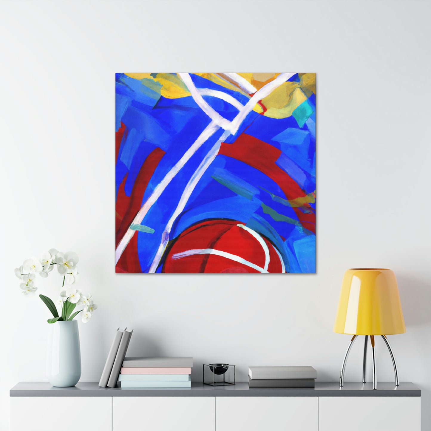 "Basketball: In Color" - Canvas