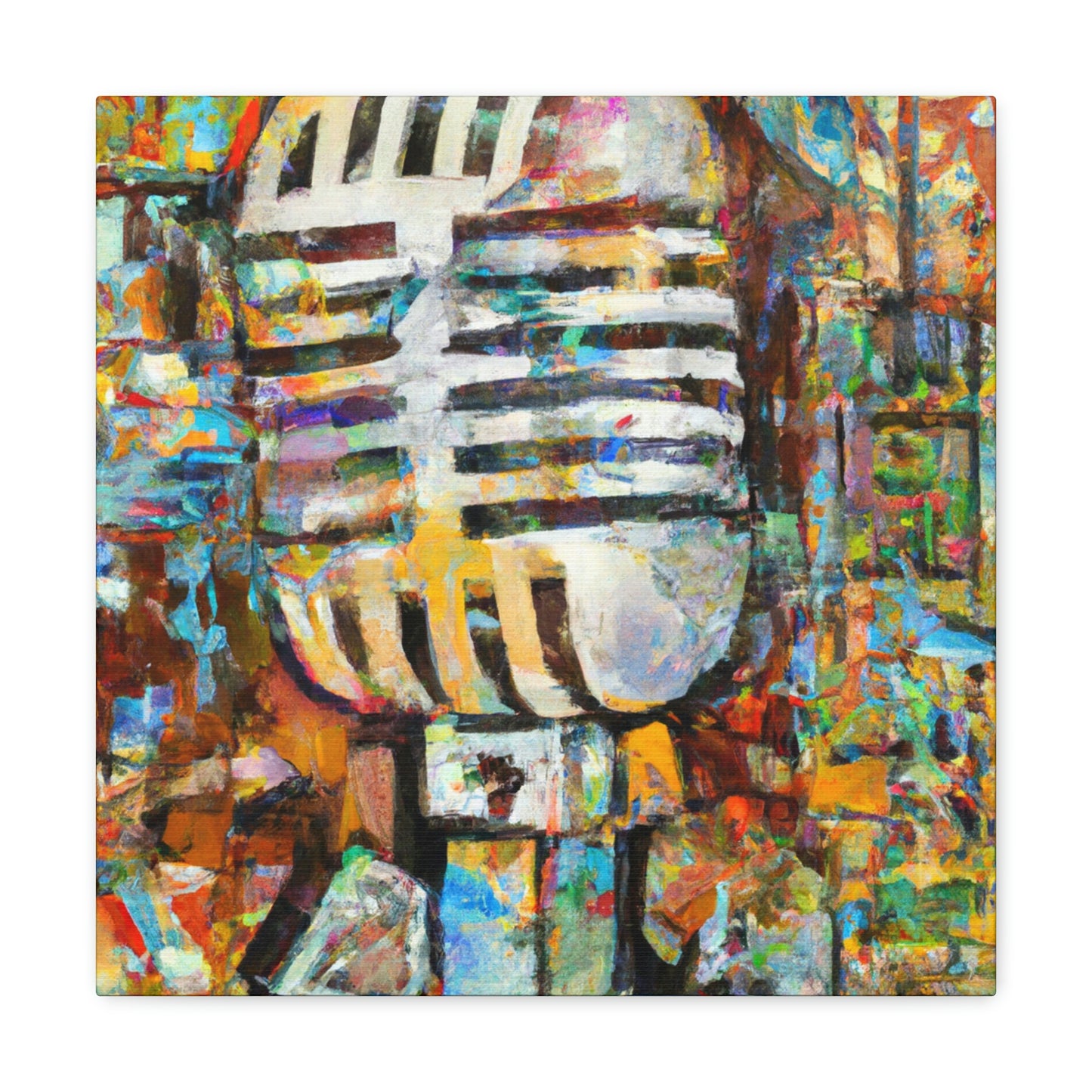 "Sing A Song Microphone" - Canvas