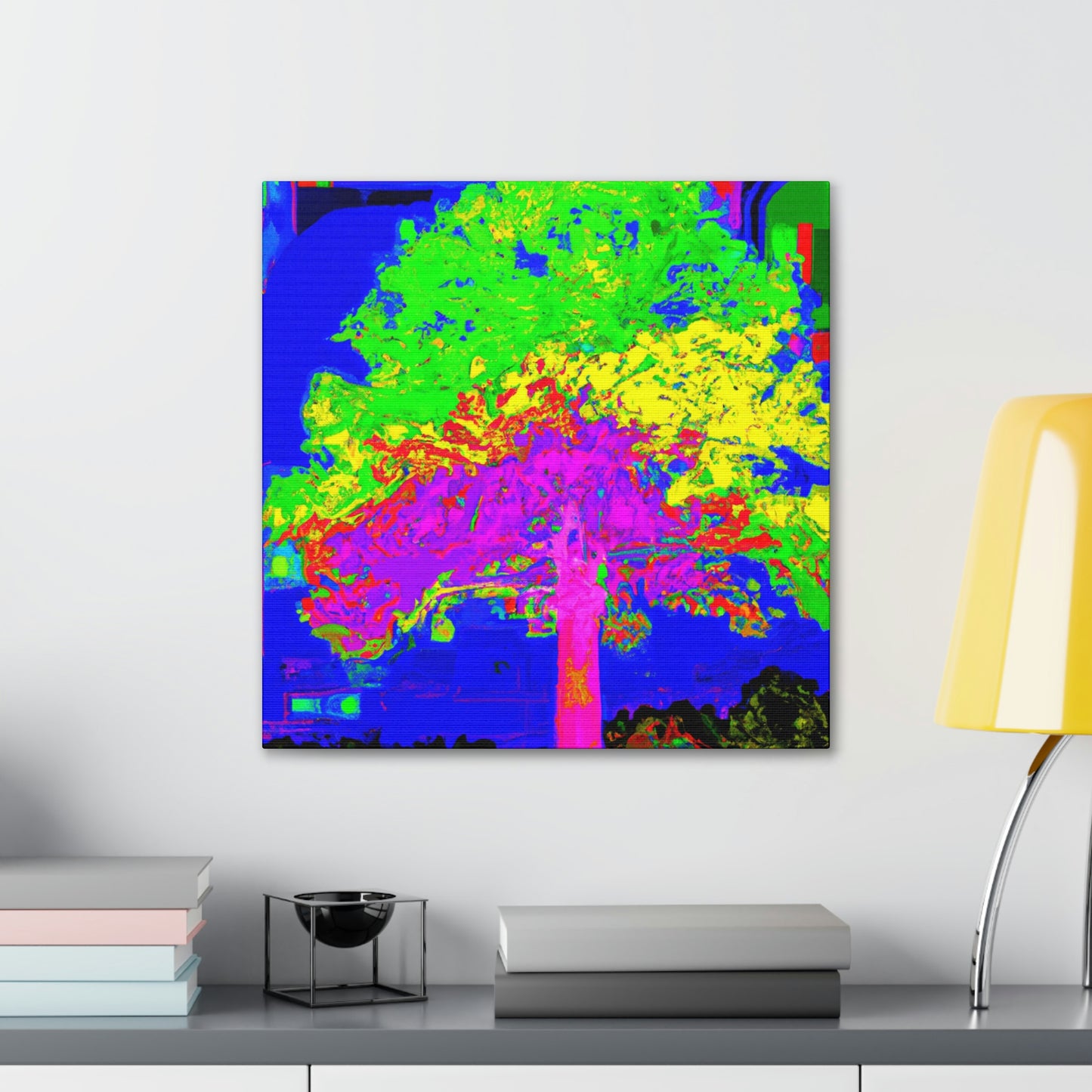 Oak Tree Expressionism. - Canvas