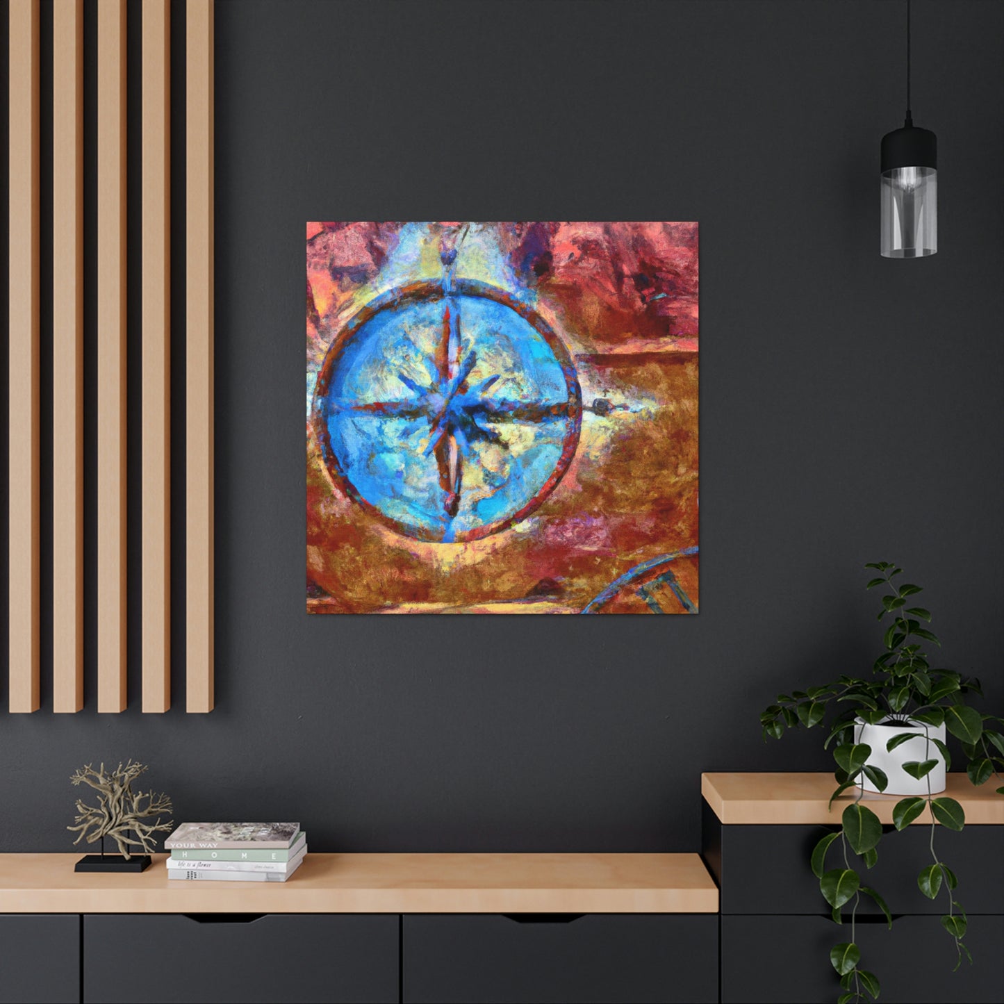 "Compass of Direction" - Canvas