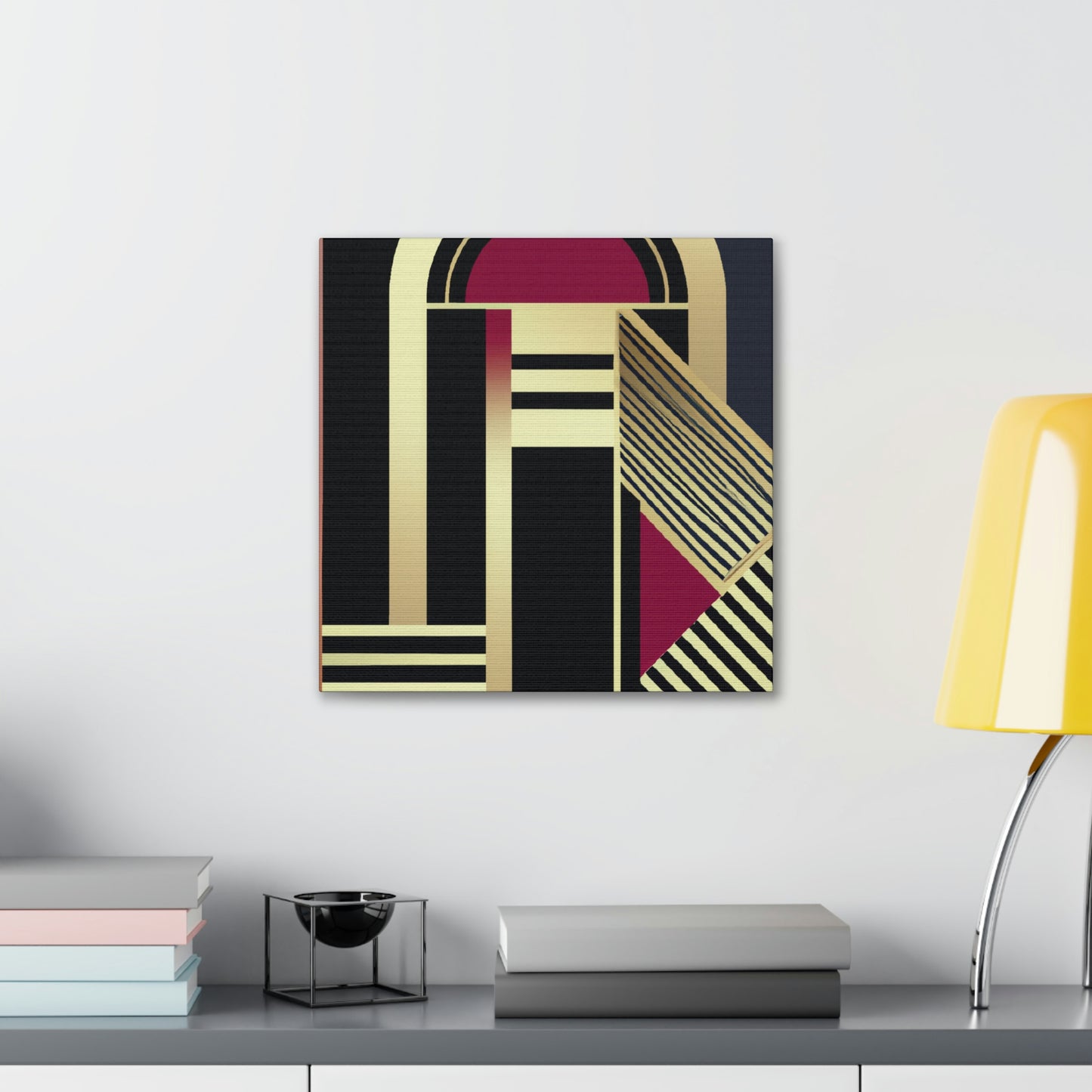 "Gilded Jazz Jubilee" - Canvas