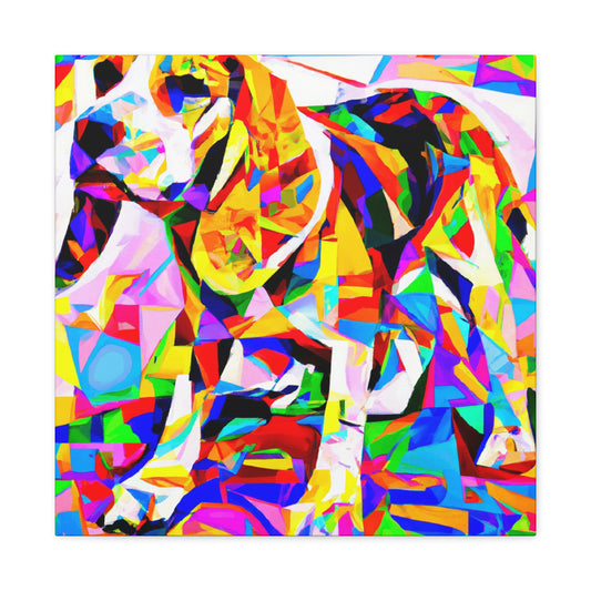 "Beagle in Fauvism Style" - Canvas