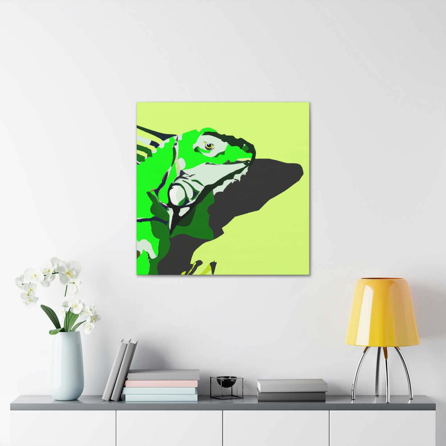 Iguanas in Stillness - Canvas