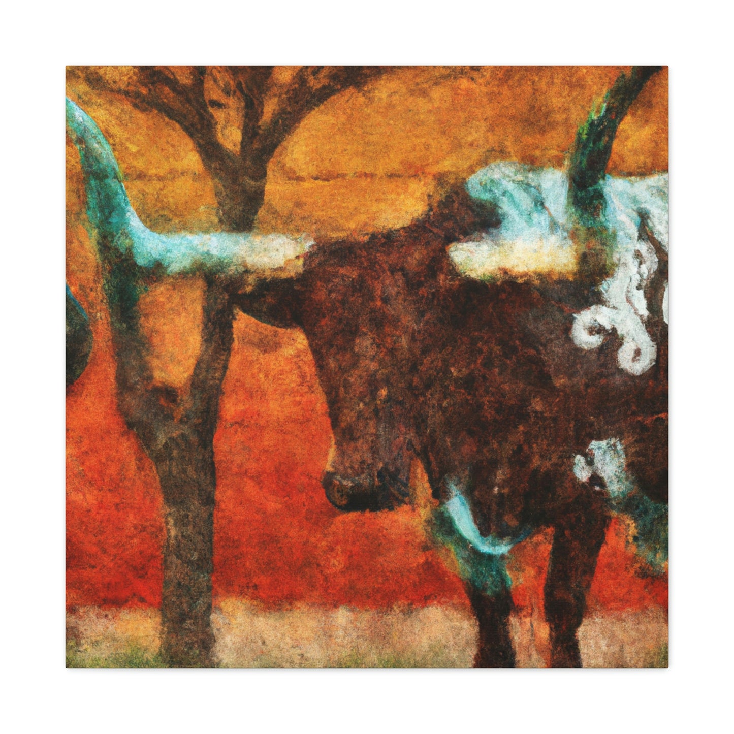 Texas Longhorn Power - Canvas