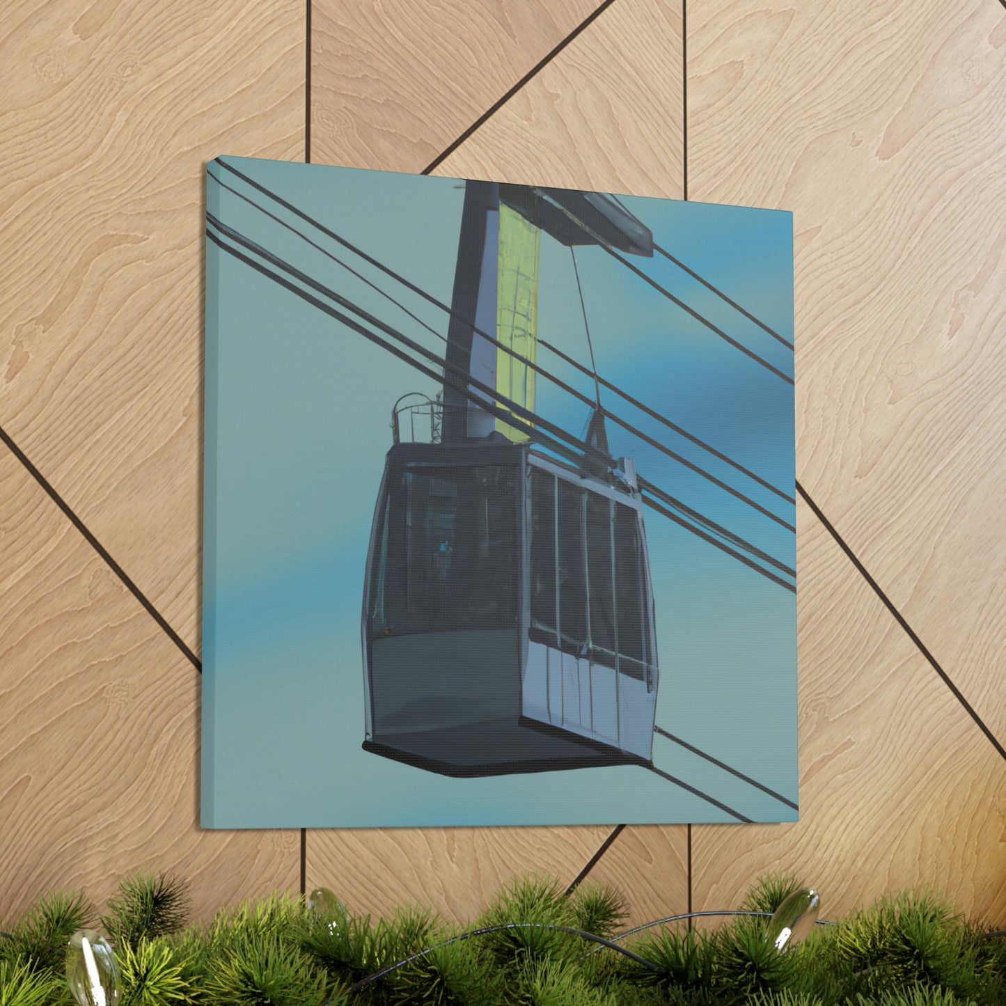 Cable Car Hyperrealism - Canvas