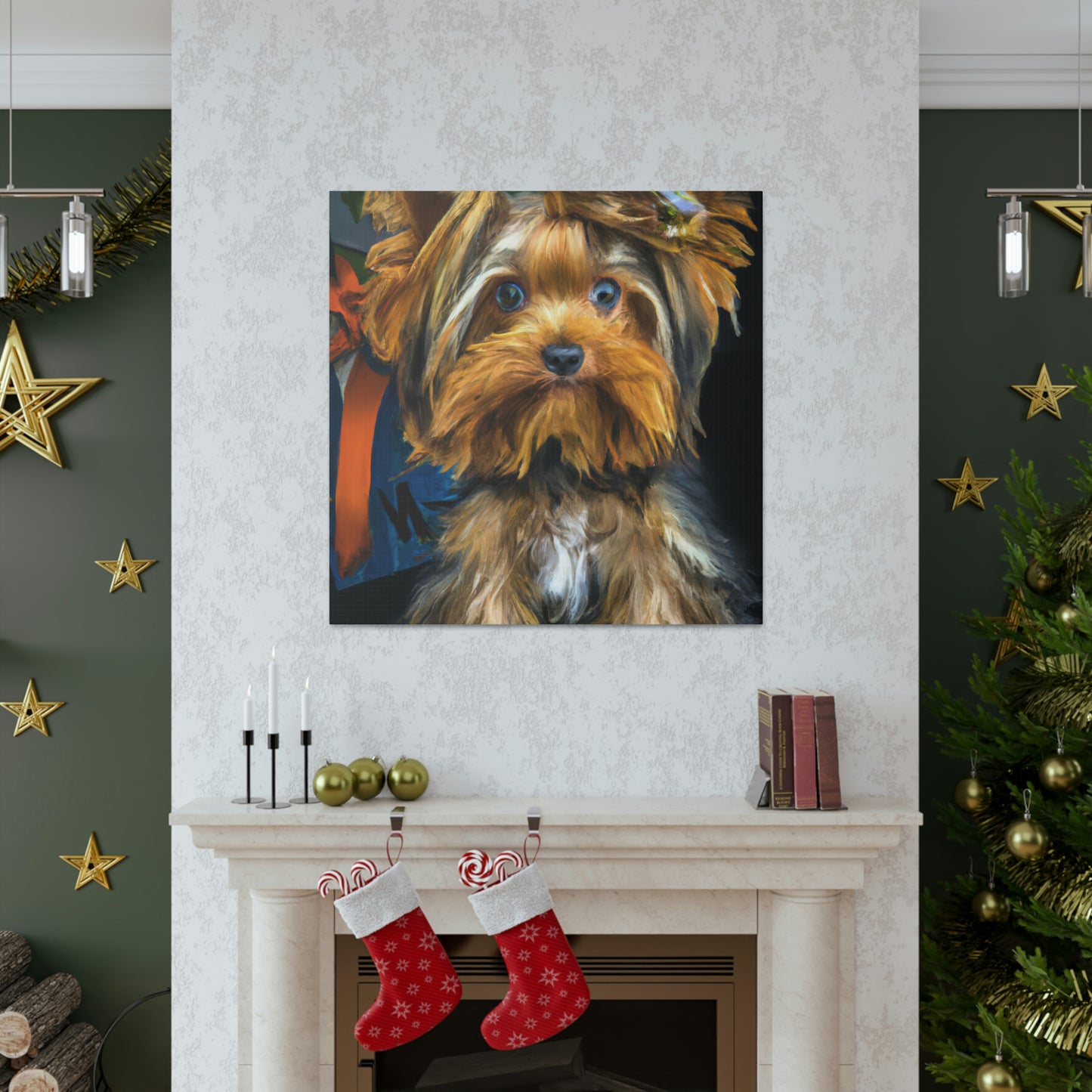 "Yorkshire Terrier Surrealism" - Canvas