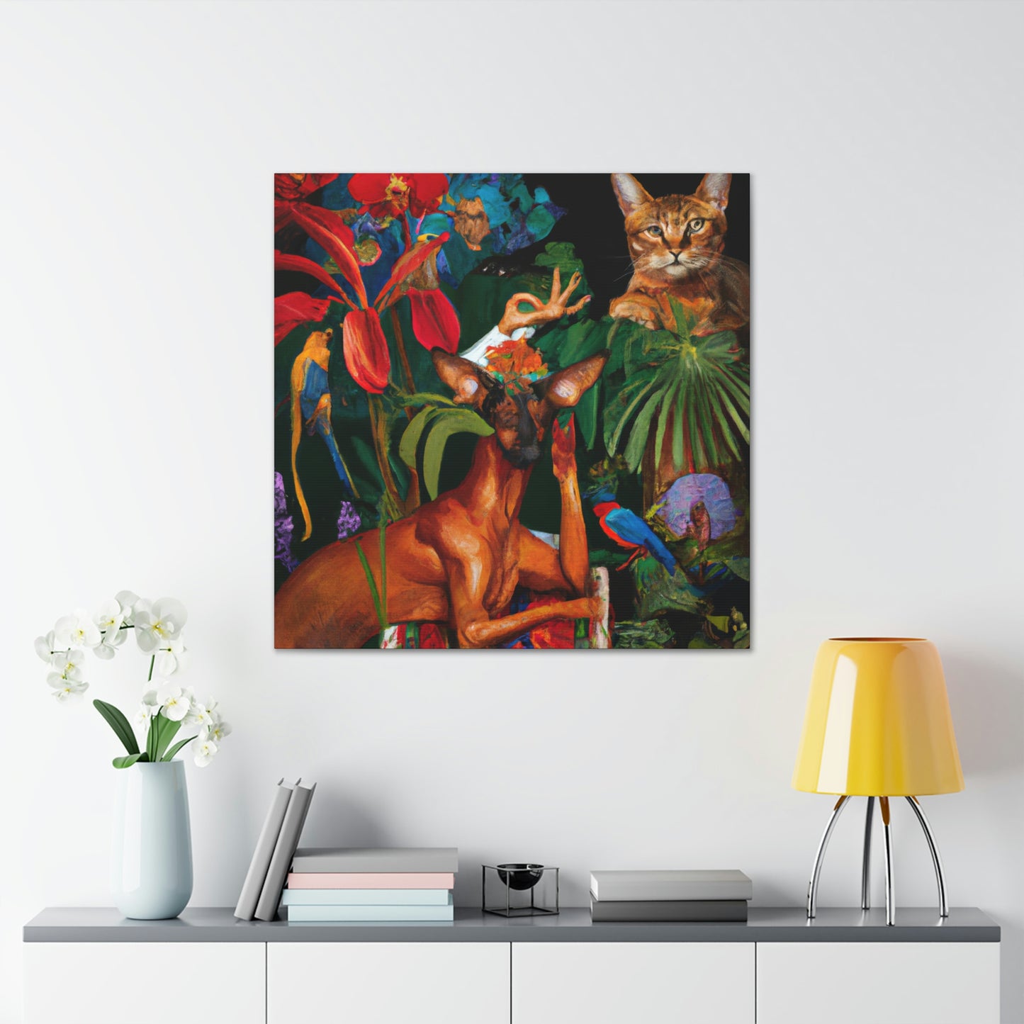 "Abyssinian Royal Procession" - Canvas