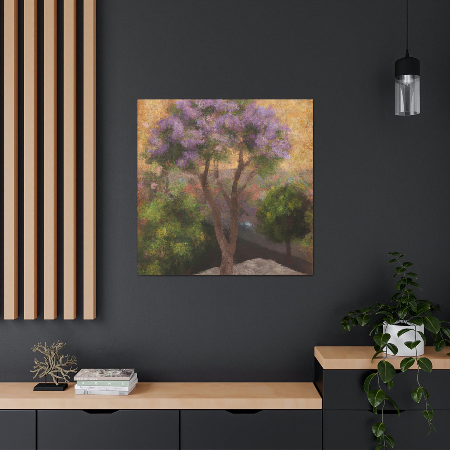 Jacaranda Tree Magic - Canvas