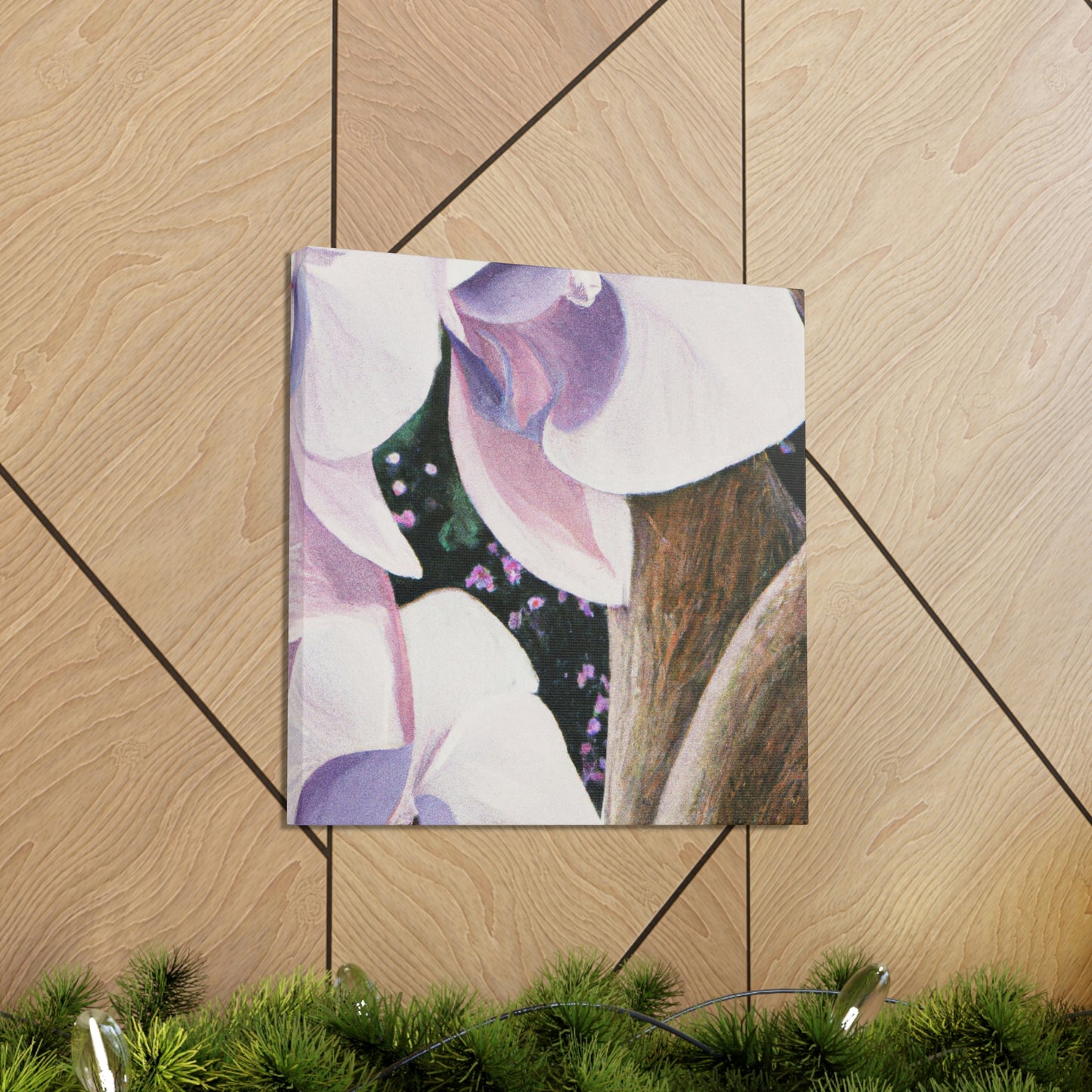 "Orchid in Art Deco". - Canvas