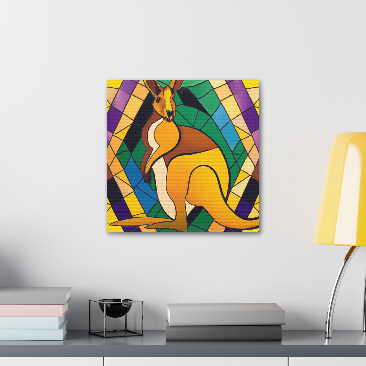 "Wallaby in Regalia" - Canvas