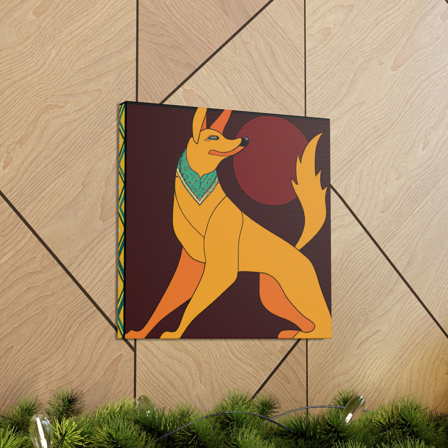 "Dhole's Deco Dream" - Canvas