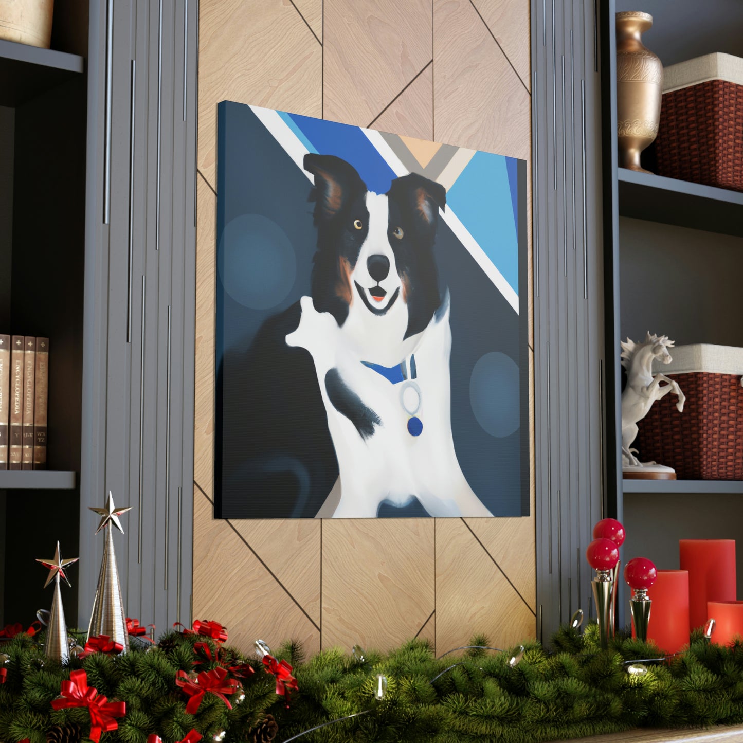 Border Collie Brilliance - Canvas