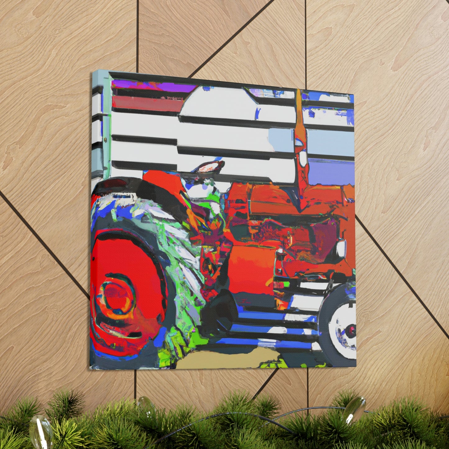 "Tractor of the Fields" - Canvas