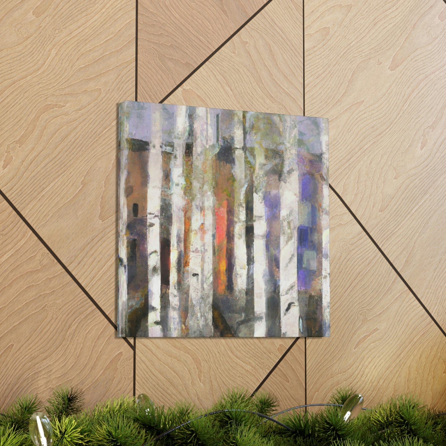 Birch Trees in Bloom - Canvas