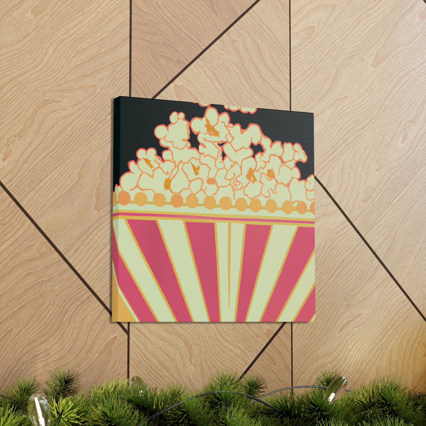 "Popcorn Palace in Flames" - Canvas