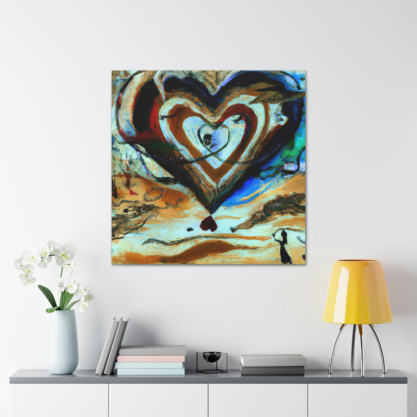 "Ode to the Heart - Canvas"