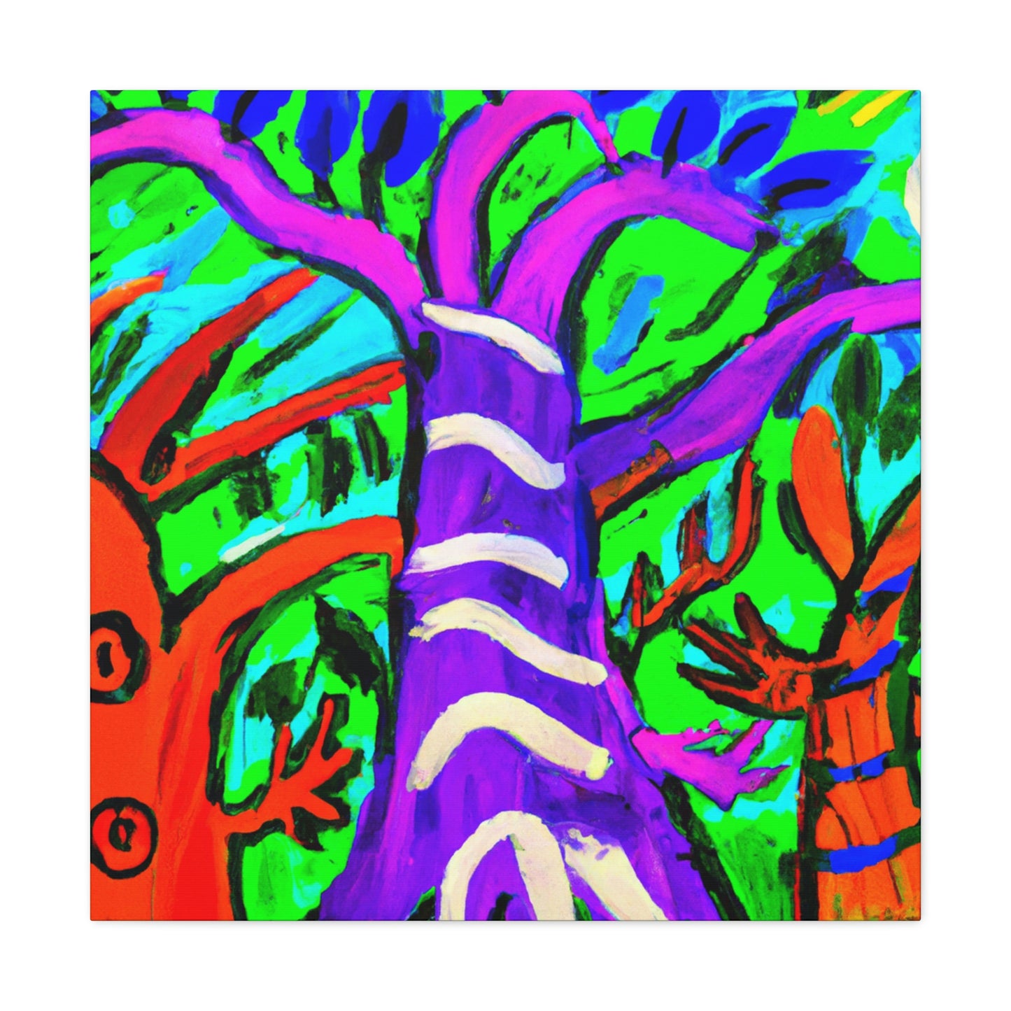 "Beech Tree Abstract Vision" - Canvas