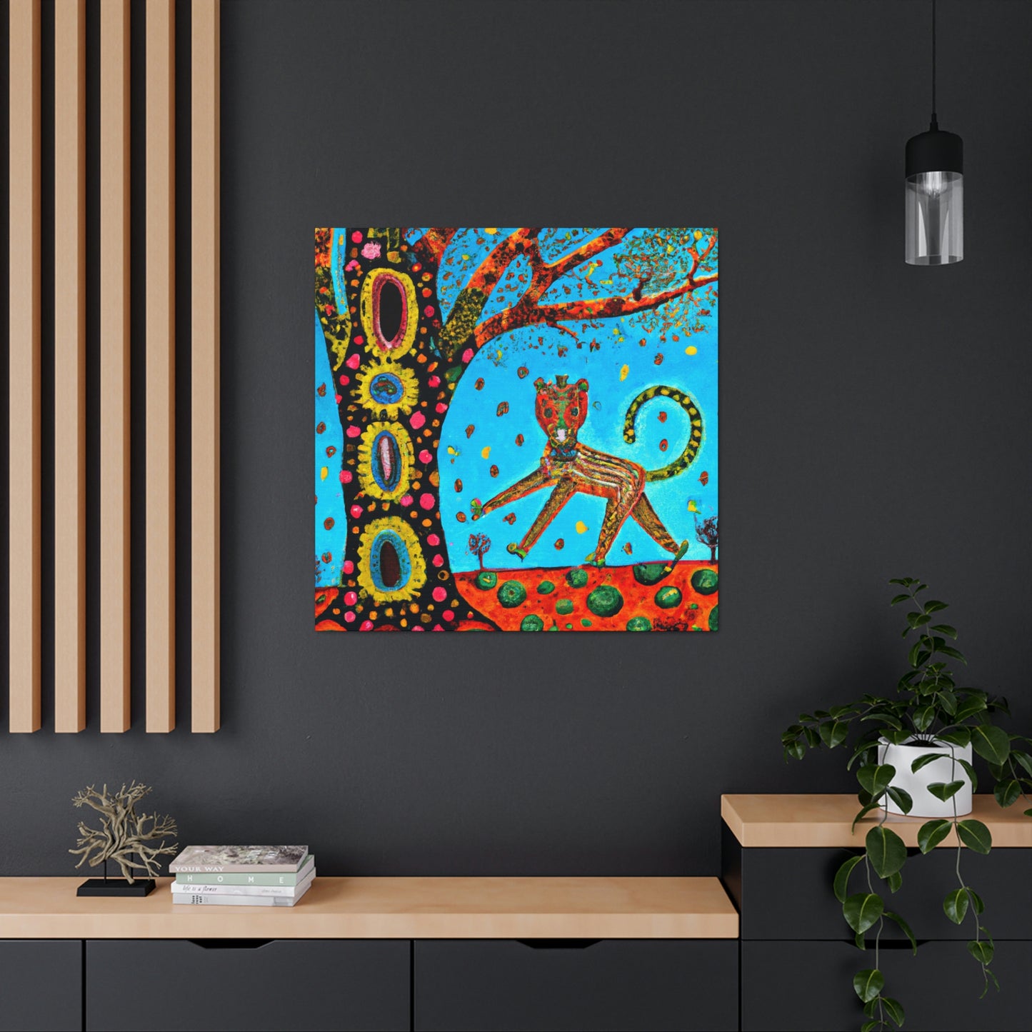 Leopard in the Wild - Canvas