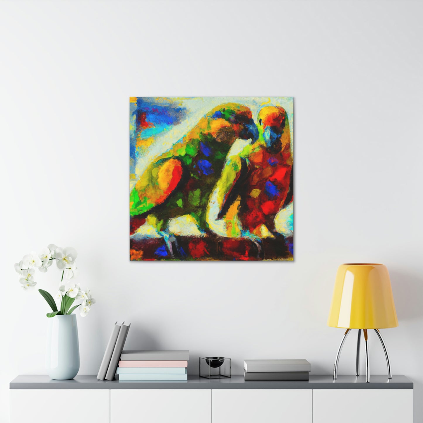 "Pionus Mystic Journey" - Canvas