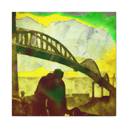 Love Bridge in Bloom - Canvas