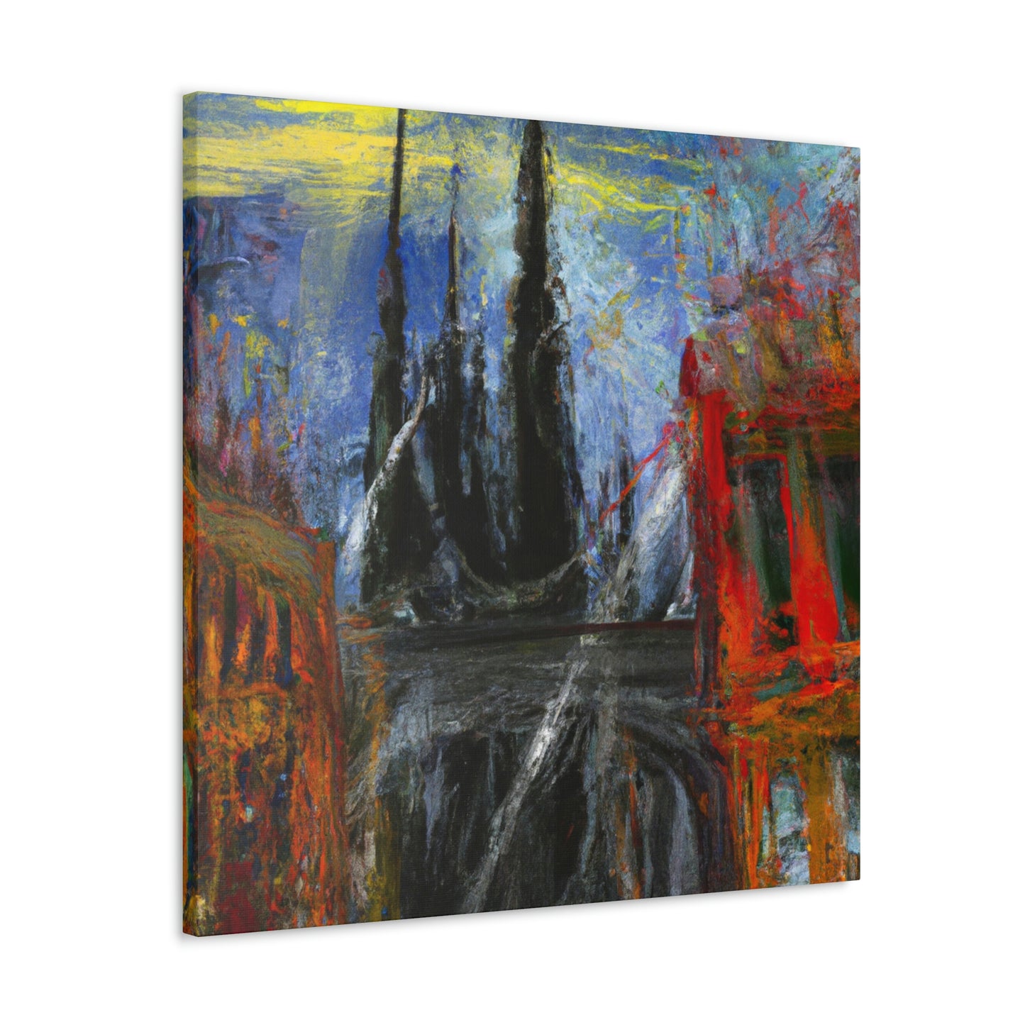 "Gothic Mystery Expressionism" - Canvas