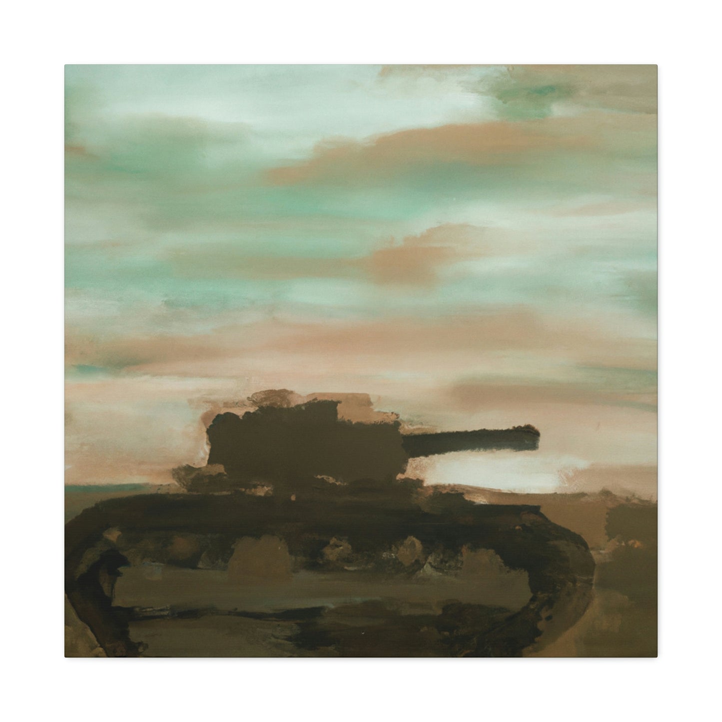 Tank in Abstract Form - Canvas