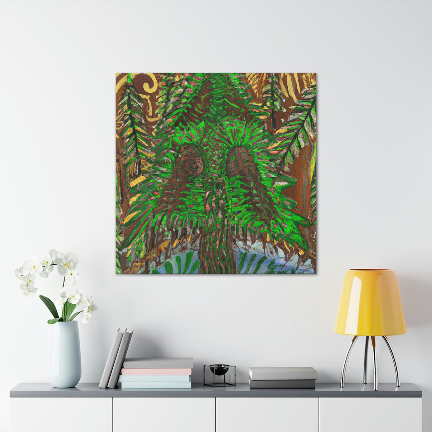 "Spruce Tree Reflection" - Canvas