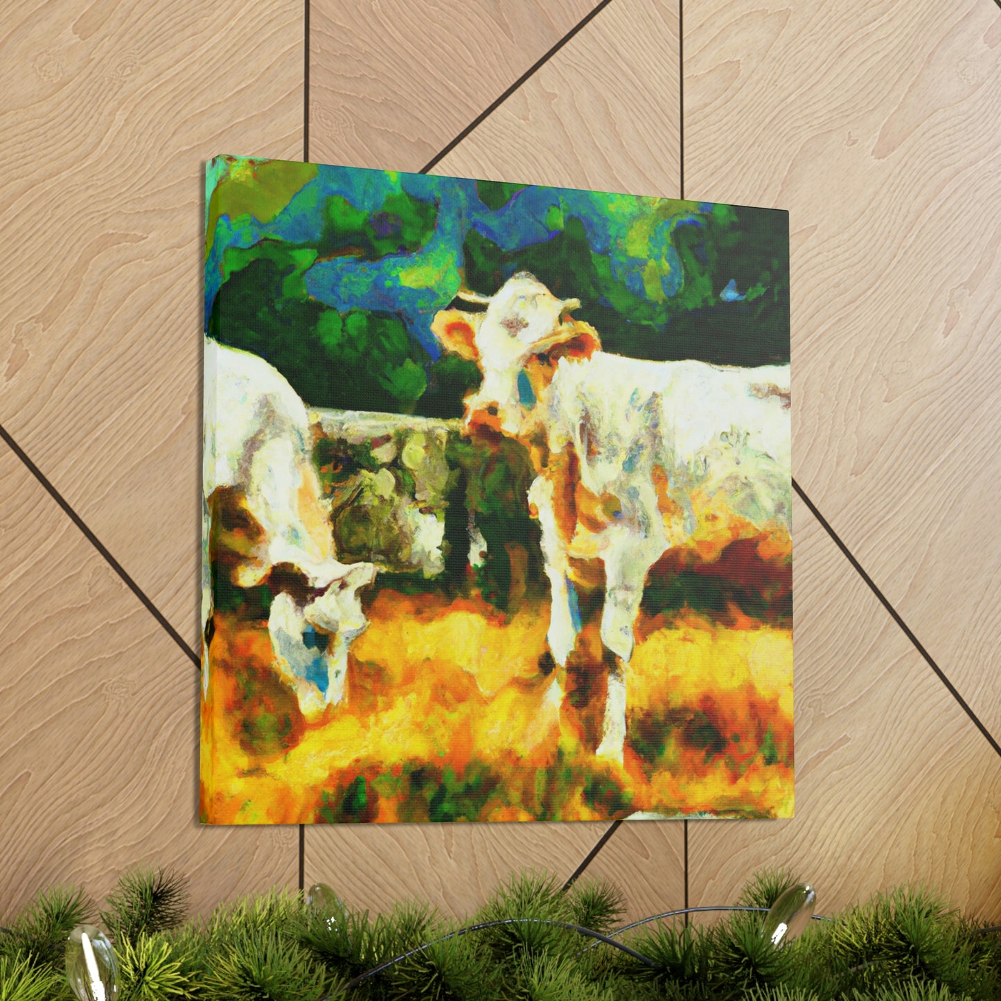 "Jersey Cow Visionary" - Canvas