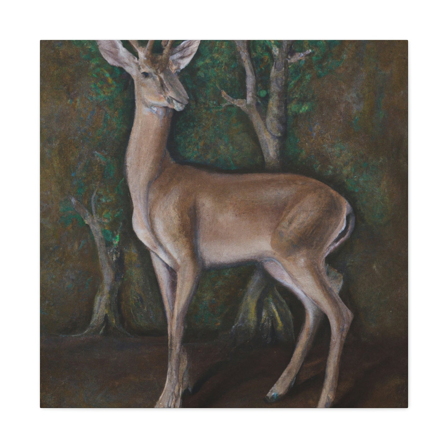 Whitetail Deer Refuge - Canvas