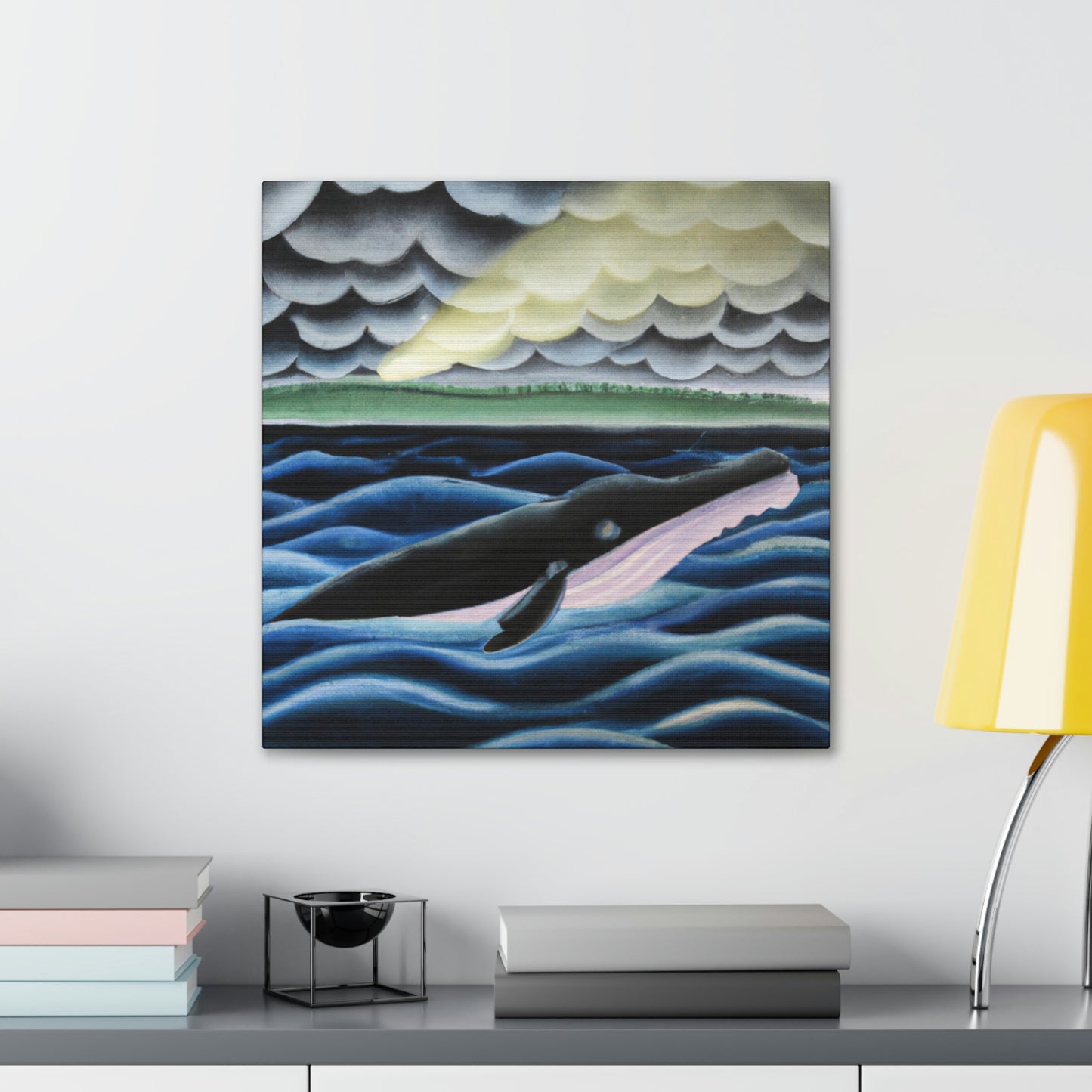 Whale in Absinthia - Canvas