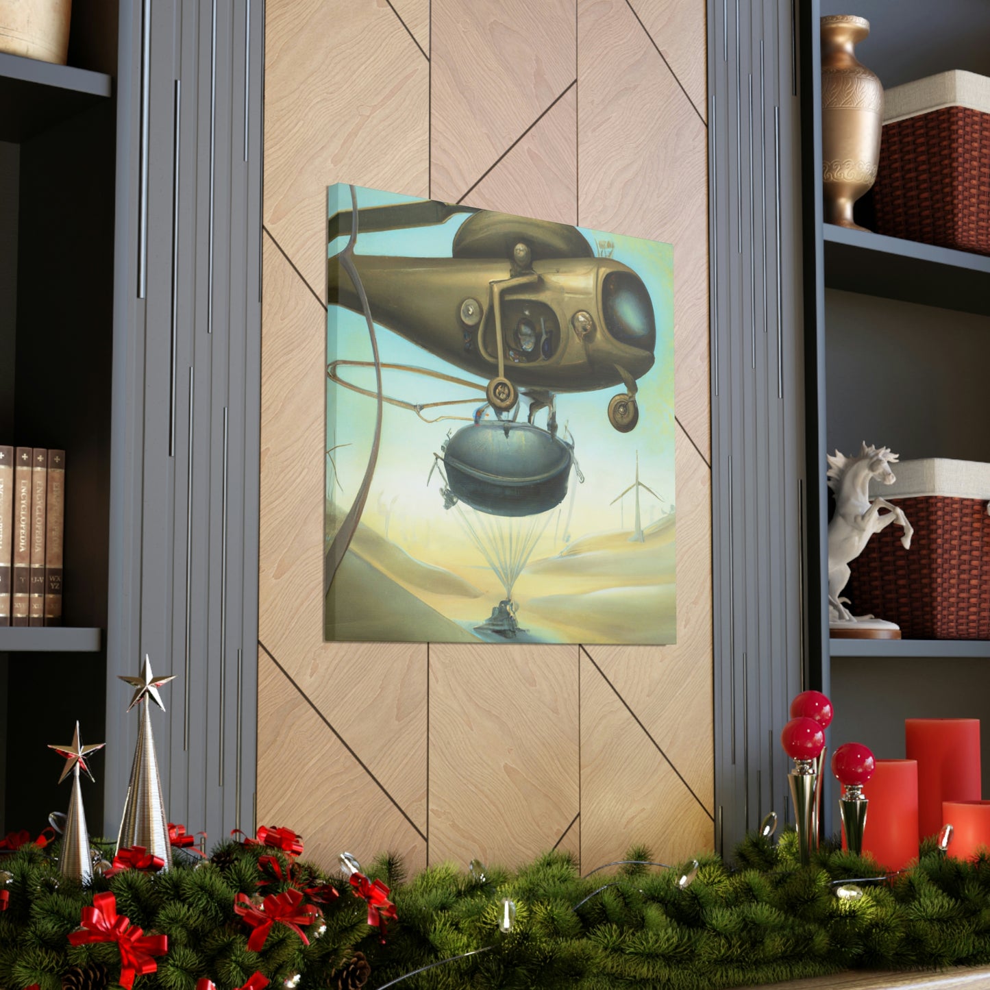 Helicopter in Surrealism - Canvas