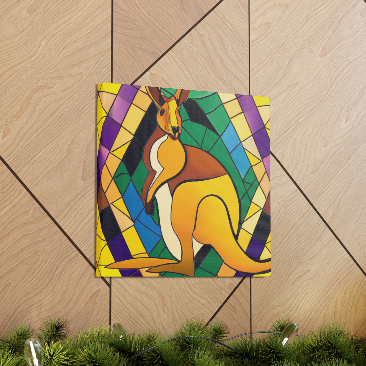 "Wallaby in Regalia" - Canvas