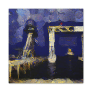 Pier in Expressionism - Canvas