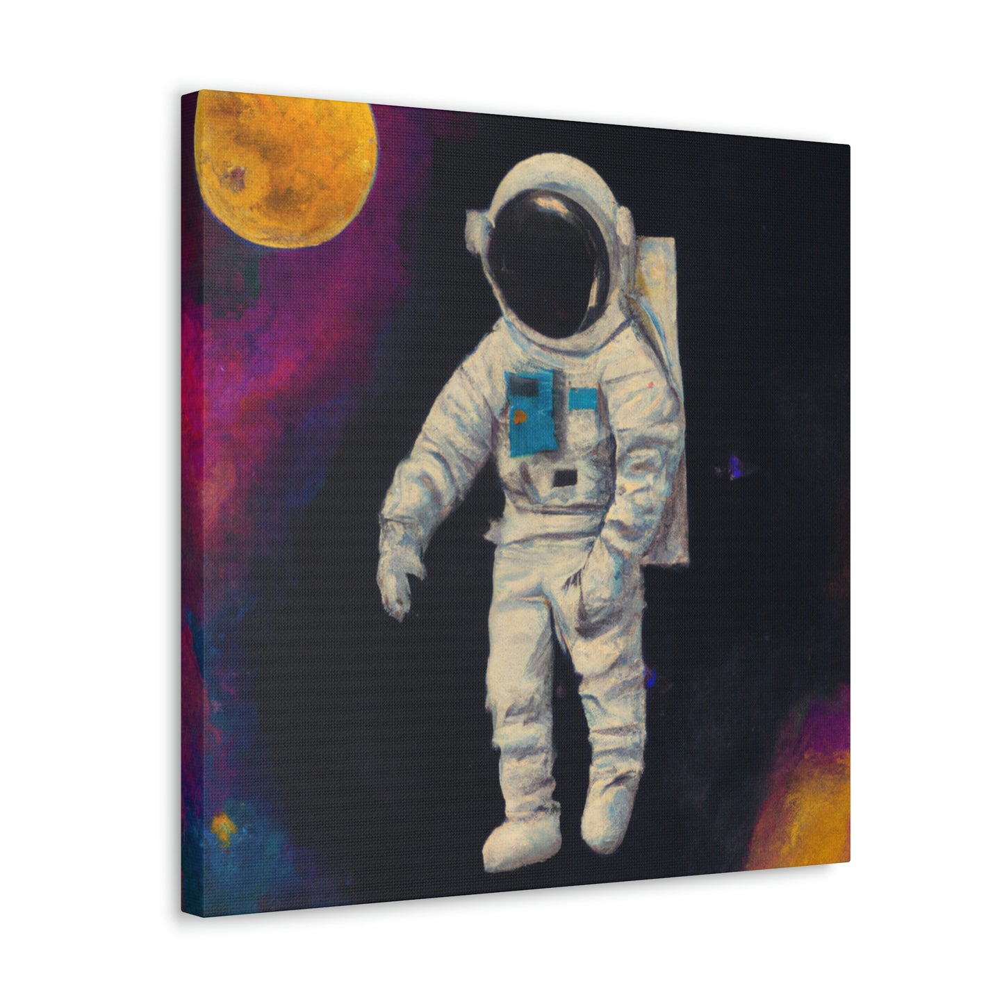 Modern Spacesuit Exploration - Canvas