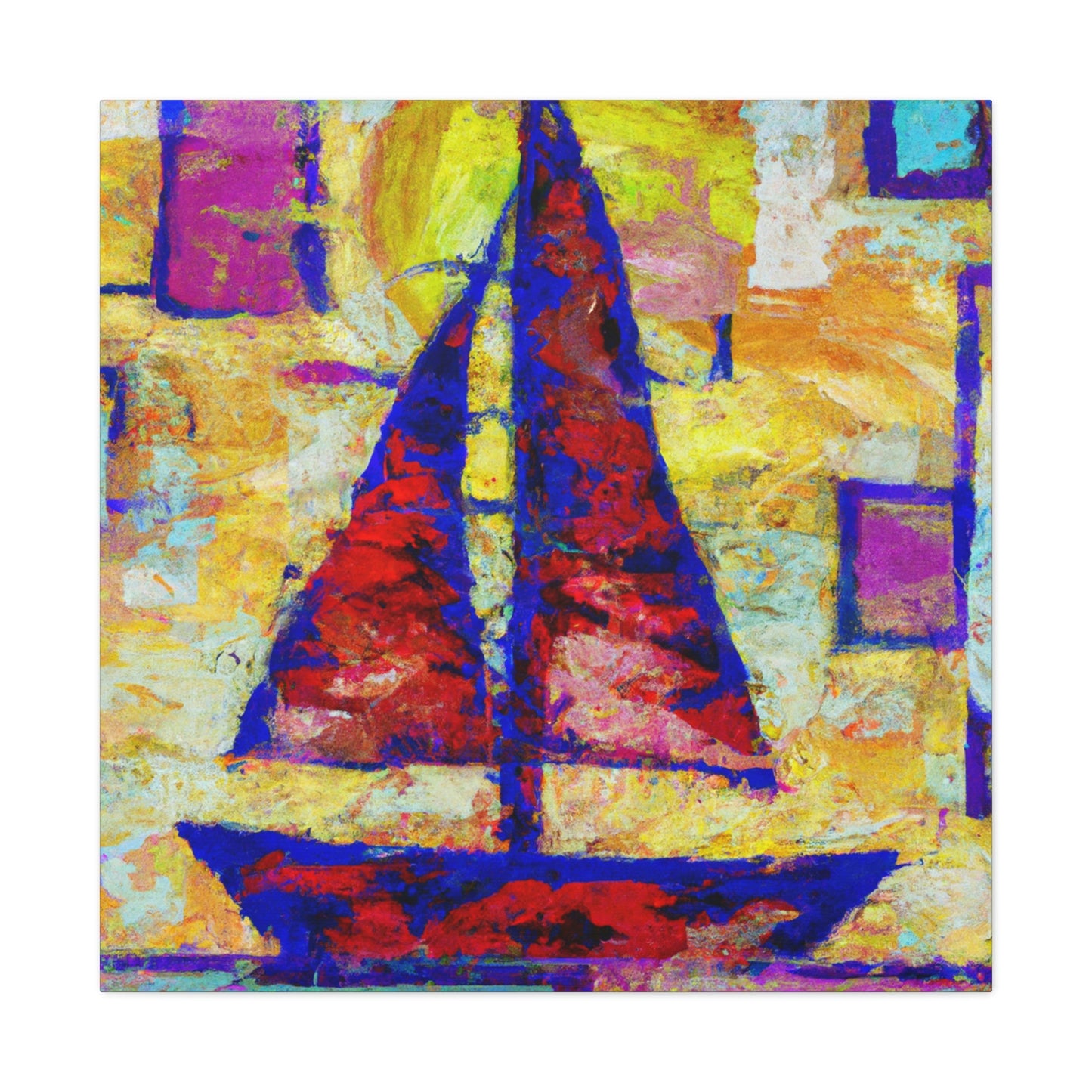 Sailboat on the Horizon - Canvas