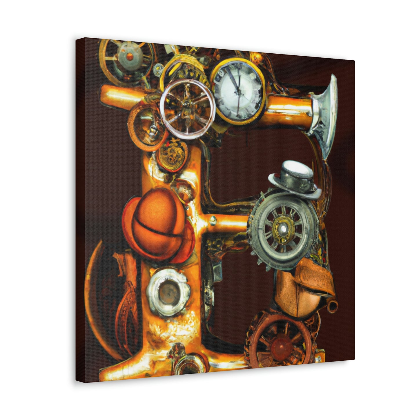 Steam-Powered Reflection - Canvas