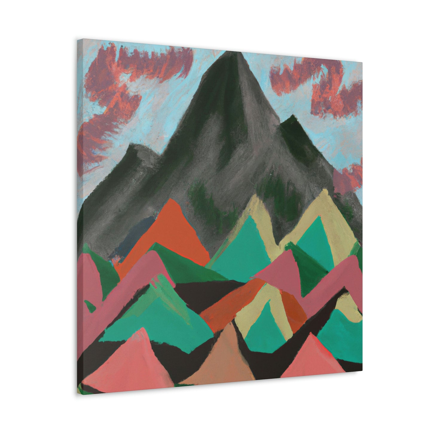 Mountain Majesty Mosaic - Canvas