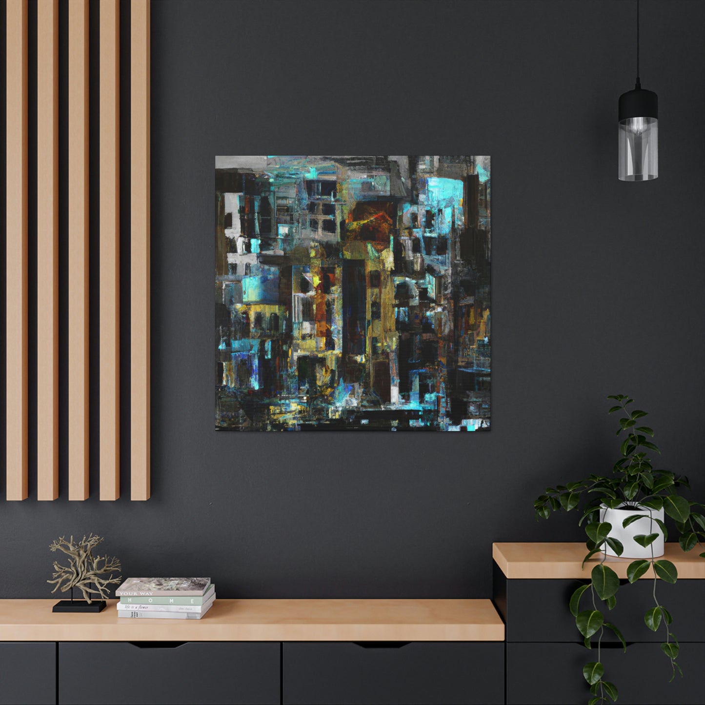 Neoclassic Expressionist Splendor - Canvas