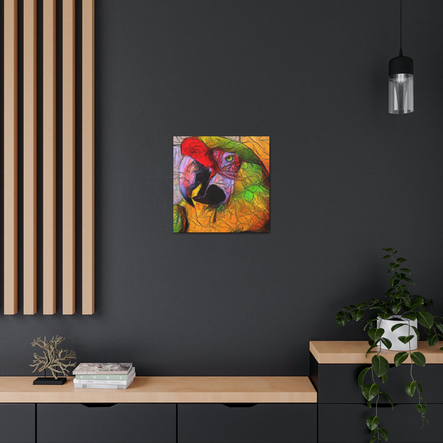 Amazon Parrots Prose. - Canvas