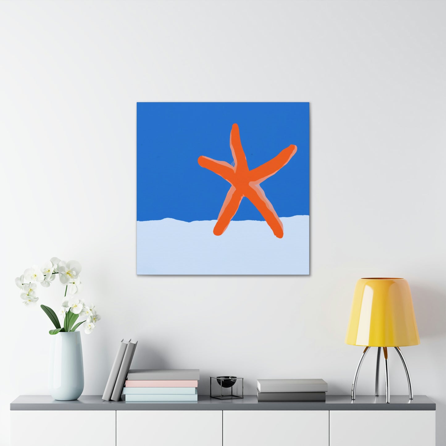 "Starfish in Minimalism" - Canvas