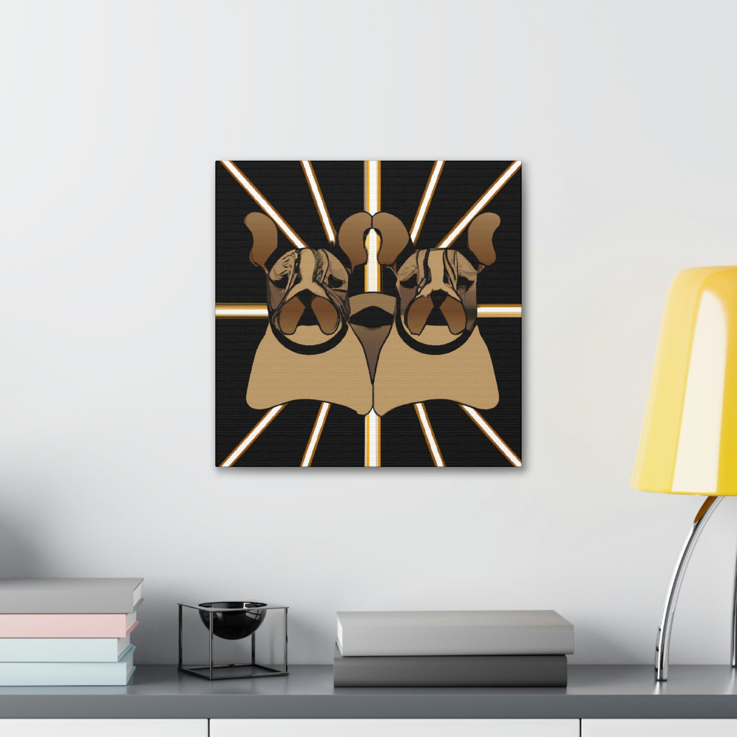 "Bulldog Storms Roaring Twenties" - Canvas