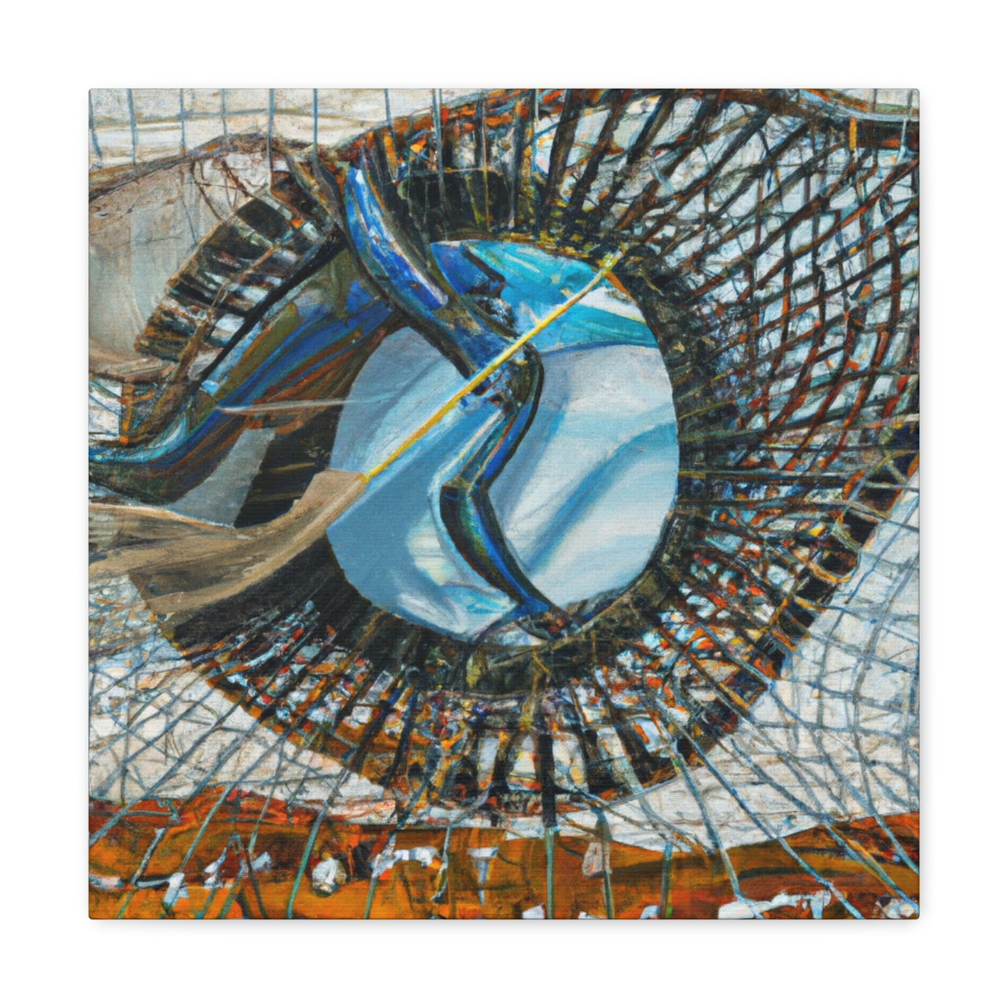 Fishing Nets Elegance - Canvas