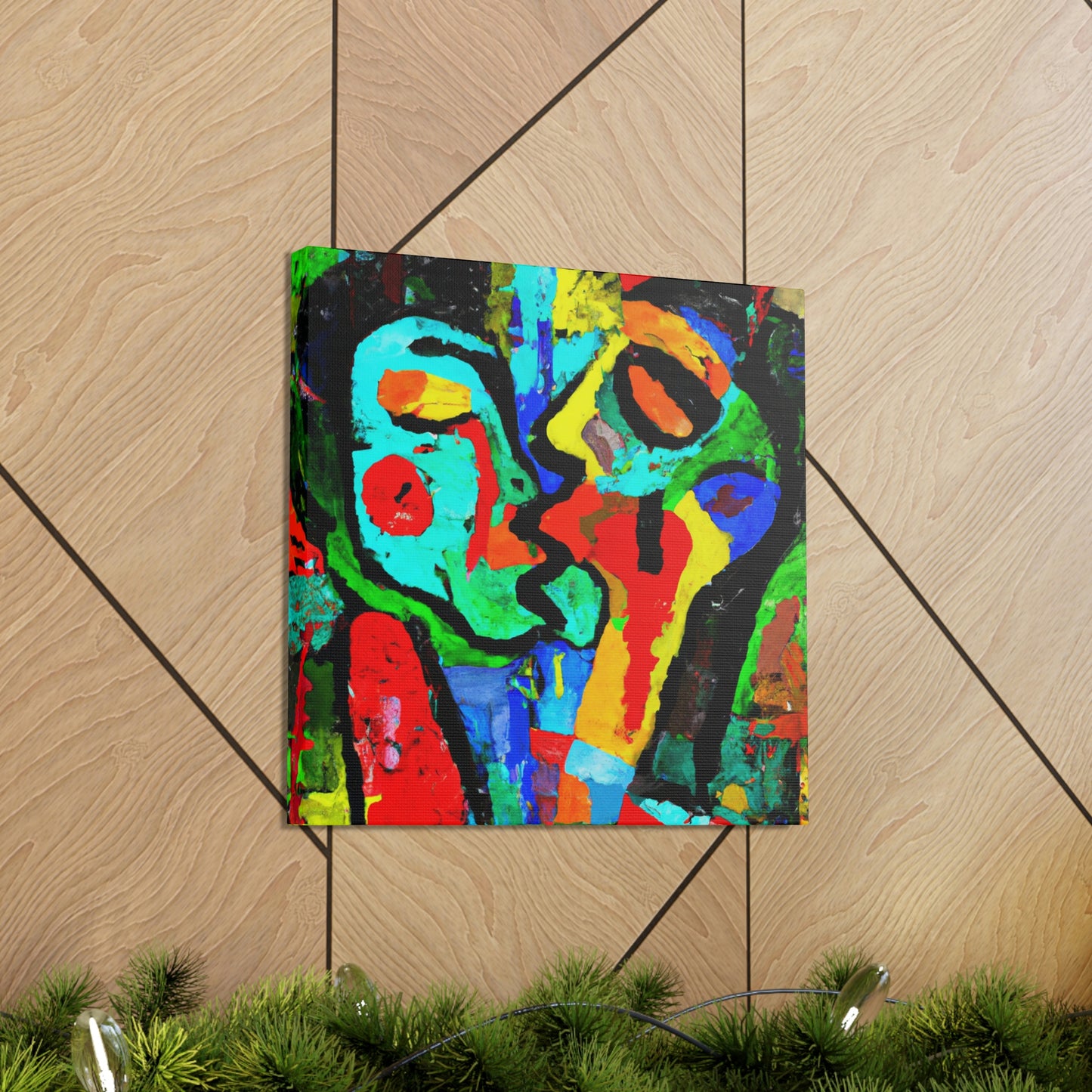 Love's Ardent Embrace - Canvas