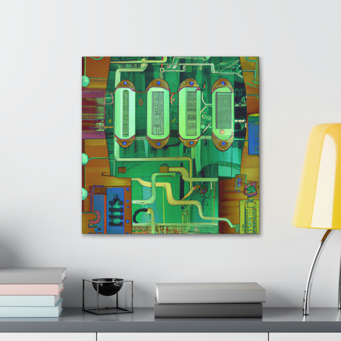 "Electricity Meets Artistry" - Canvas